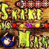 Das Logo von Snake vs Man