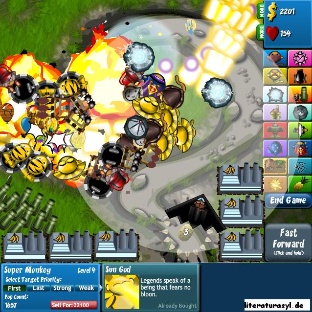 Spiel Bloons 4 Tower Defense