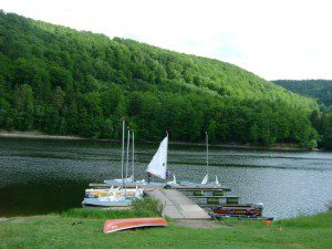 Bootsanleger der Uni Marburg