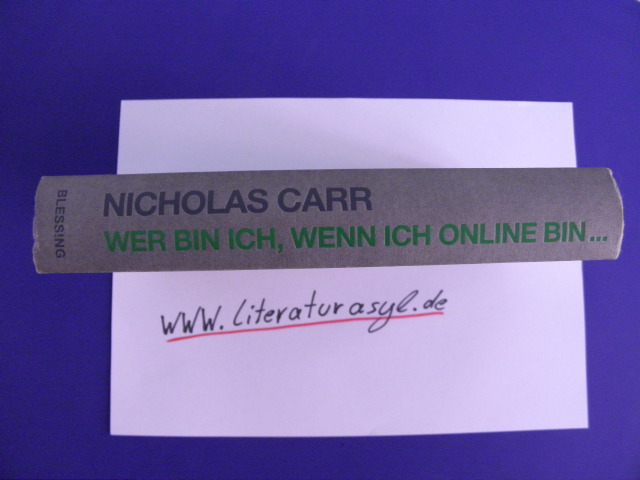 Der Buchrücken von Wer bin ich, wenn ich online bin