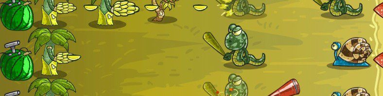 Spielbild aus dem Game Fruit Defense Express