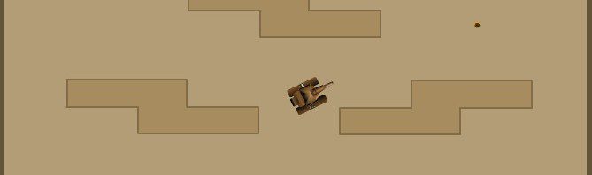 Ein Screenshot aus dem Spiel Micro Tanks