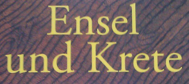 der Titel des Buchs Ensel und Krete